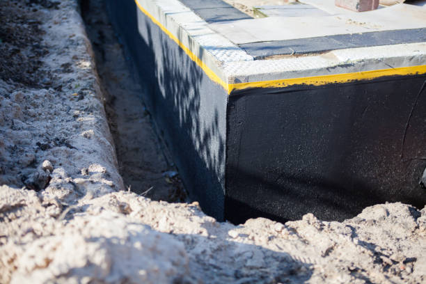 Residential Waterproofing installation at a Riegelsville, PA home by SJ Waterproofing Pros